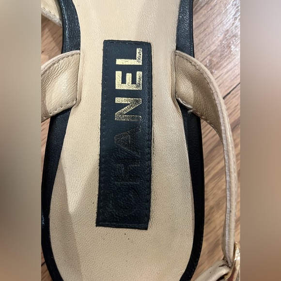 SOLD! Chanel Lambskin Stitched Camellia Slingback Ballet Pointed Flats 39 - Picture 6 of 8